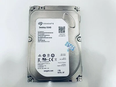 Seagate Desktop SSHD ST1000DX001 1TB 8GB SSD Cache 1TB SATA III 3.5" - 64MB - Image 1 of 4