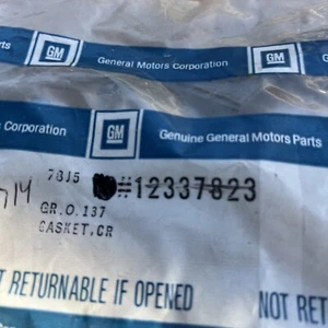 Genuine GM Rear Main Seal Flange Gasket 350 305 V8 12337823 Sold Individually - Picture 1 of 2