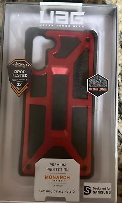 Funda UAG Urban Armor Gear Monarch Series para Samsung Galaxy Note 10 Negra/Roja Foto 1 de 4