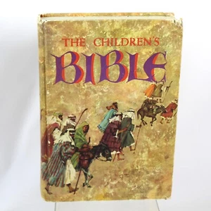 THE CHILDREN'S BIBLE Golden Press 1962 Hardcover Illustrated 1972 Print See Pics - Picture 1 of 15