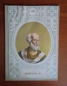 1879 PAPA BONIFACIO III BONIFACIUS III FROSINONE - Picture 1 of 1