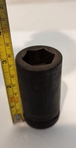 Snap-on 1" X 3/4" Drive Deep Socket SIM-322 Reclacement Mechanics Tool USA Nice - Picture 1 of 6