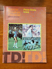 1976 Penn State Vs Iowa Football Program Sept 25 1976