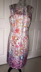 NEW Elie Tahari size 10 cotton stretchy summer dress (NWT) - Picture 1 of 6