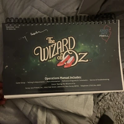 Wizard Of Oz Pinball Manual - Image 1 of 4