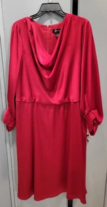 Red Jessica Howard Dress 16W / FREE SHIPPING! - Picture 1 of 5