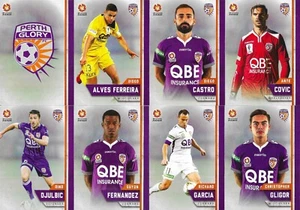 15-16 Perth Glory FC A-League TEAM SET 16 Cards - Picture 1 of 2