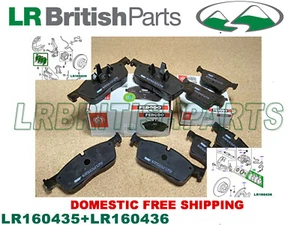 LAND ROVER FRONT & REAR BRAKE PADS RANGE ROVER EVOQUE 16-18 DISCOVERY SPORT 15 - Picture 1 of 6