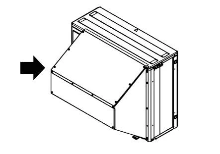Daikin Snow Hood - Intake Rear Plate - Small — 第 1/1 张图片