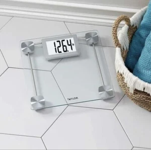 Taylor Digital Glass Bathroom Scale Backlit Readout High Capacity Auto On. O.B. - Picture 1 of 3