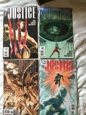 Justice DC 5-8 of 12 parts by Krueger Alex Ross Covers & Art with Braithwaite NM