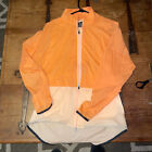 Nike Womens Wind Breaker Orange Cream 2 In 1 Jacket And Vest , Small