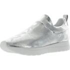 DKNY Womens Jadyn Metallic Padded Insole Shiny Slip-On Sneakers Shoes BHFO 0476