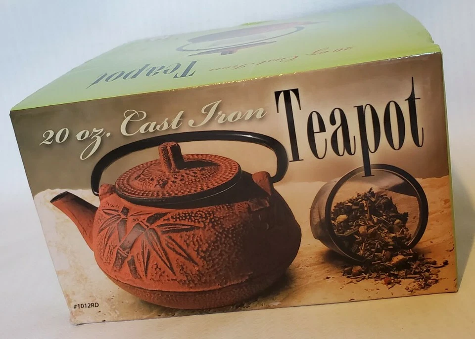 Tetera Osaka Old Dutch International 1012RD de hierro fundido rojo 20 OZ Tetsubin  Foto 1 de 4