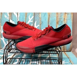 Under Armour UA TriBase Reign Mens Size 13 Training Shoes Red Black 3021289-600 - Picture 1 of 11