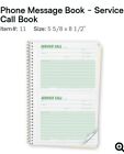 NEBS Phone Message Service Call Note Pad