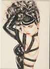 1992 OLIVIA De BERARDINIS - SECOND SKIN - Vintage ArtWork Card # 13