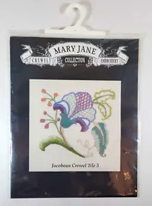 Mary Jane Collection Jacobean Crewel Tile 5 Design Transfer und Anleitung - Bild 1 von 2
