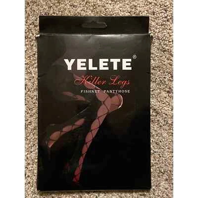 Hosiery Tights Pantyhose Fish Nets Black Stockings Yelete - Image 1 of 3
