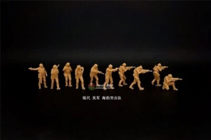 Modello 10 uomo stampato in 3D 1/72 moderno USA "Navy Seals Somalia Antiterrorismo Combat" - Foto 1 di 3