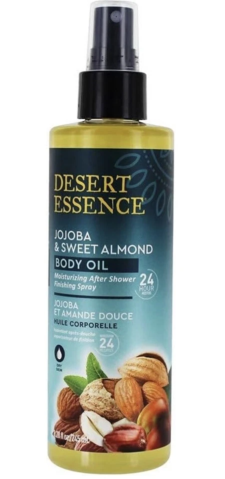Jojoba & Sweet Almond Body Oil Spray 8.28 Oz By Desert Essence - Image 1 of 1