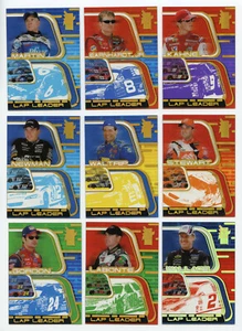 2004 VIP Lap Leader Trans Complete Parallel Insert Set Transparent Jeff Gordon - Picture 1 of 2