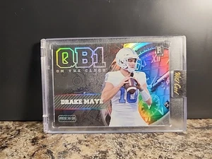 💥💥Wild Card Drake Maye QB1 On The Clock STEAMBOAT WILLIE 1/1 Black Rainbow💥💥 - Bild 1 von 6