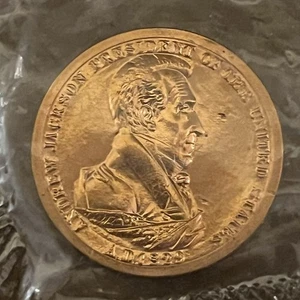 Bronze Andrew Jackson Presidential Medal - Picture 1 of 3