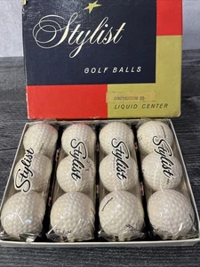 Vintage Golf Balls Made USA Stylist Plymouth Liquid Center Rare New Sealed - Picture 1 of 6