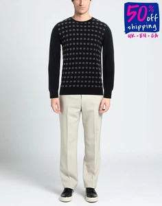 RRP €335 RODA Wool Jumper Size M Polka Dot Thin Knit Crew Neck Made in Italy - Picture 1 of 5