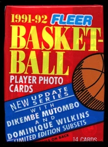 1991-92 Fleer Basketball Series 2 Update Unopened Pack - Picture 1 of 1