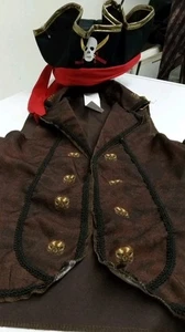 Halloween Costume Shipwrecked Pirate Child Size 4-6 - Picture 1 of 5
