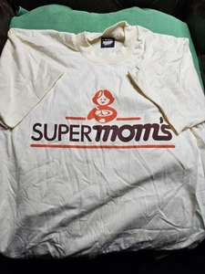 Vintage 90’s Single Stitch SUPERMOMS Bakery SuperAmerica Tee Sz. L Rare NWOT - Picture 1 of 5