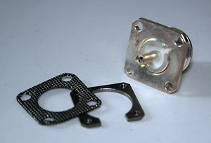 HF connector 4,1/9,5 female with flange and professional mounting aid - Bild 1 von 2