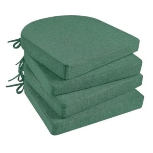 Chair Cushions for Dining Chairs 4 Pack, Memory Foam Chair Cushion with Ties - Picture 1 of 8