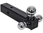 Buyers Products Tri Ball Hitch With Chrome Towing Balls   2 1 2 Inch Receiver
