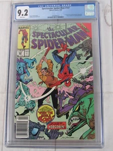The Spectacular Spider-Man #147 CGC 9.2 WP Feb. 1989 Marvel 3946986023 Kiosk - Bild 1 von 4