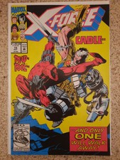 X-Force #15 VF/NM  Early Cable vs. Deadpool 1992 Marvel Comics