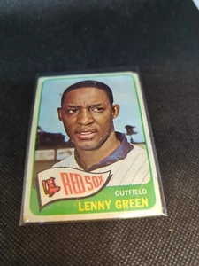 1965 Topps High Number - Lenny Green (#588) Red Sox - Picture 1 of 2