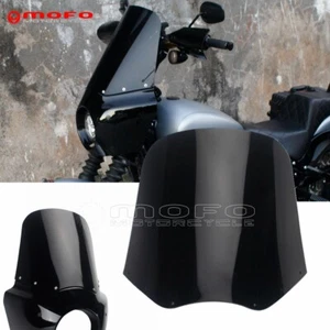 15'' Tall Windshield For Harley-Davidson Softail Dyna Low Rider FXDL Street Bob - Picture 1 of 9
