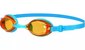 Speedo Jet Junior Kinder UV Anti-Nebel Schwimmbrille (6-14 Jahre) - blau/orange - Bild 1 von 2