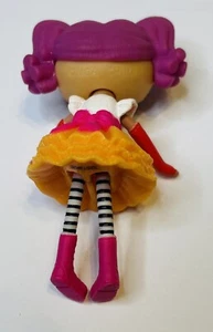 Lalaloopsy Mini Doll Peanut Big Top 3 inch Figurine Purple Pigtails Pink Boots - Picture 1 of 3