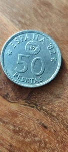 MÜNZE 50 PESETEN JUAN CARLOS I - 1982 - Bild 1 von 4