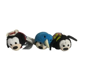 Disney Tsum Tsum Goofy Mini Plush Lot 3 RARE - Picture 1 of 15