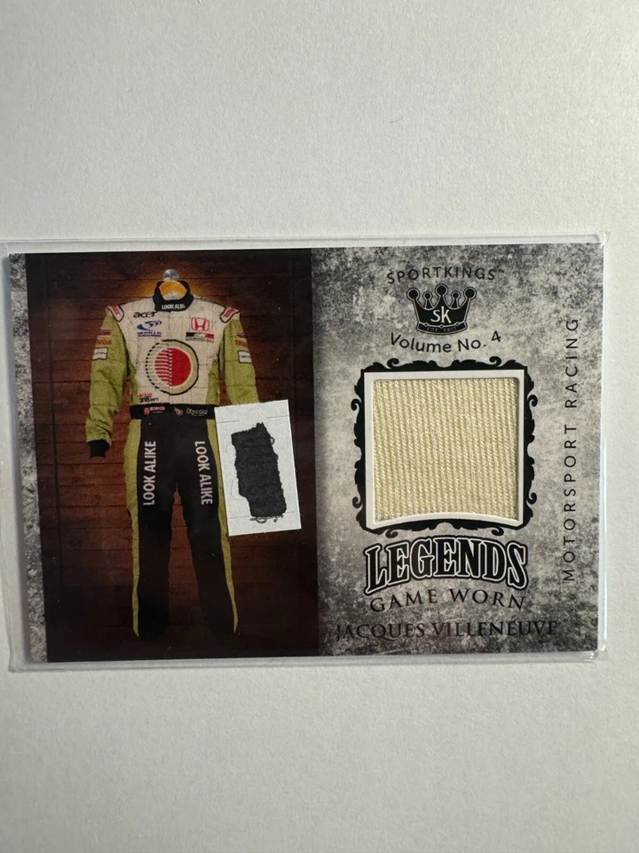 K225,742 - 2023 Sportkings Volume 4 Legends Relic #LSM73 Jacques Villeneuve - Image 1 of 1