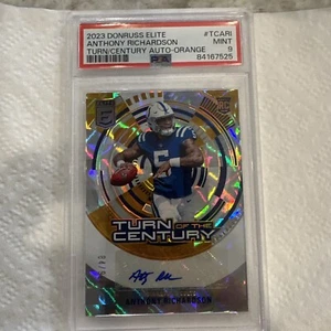 2023 Panini Donruss Elite - Turn/Century Auto Orange  Anthony Richardson /99 - Picture 1 of 2