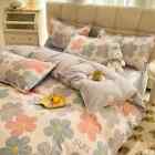 Cute Bedding Set Duvet Cover Bed Linen Washed Cotton Comforter Set Bed Sheet