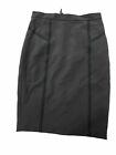 REBECCA TAYLOR WOMENS GRAYTRIM PENCIL SKRT, Size 4 $260