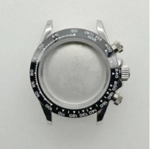 For Japan VK63 Movement ​41MM Steel Watch Case 6 Pin Sapphire Glass Waterproof - Picture 1 of 9