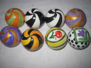 Get The Look 8 Whimsical Wooden Pull EUC - Picture 1 of 7